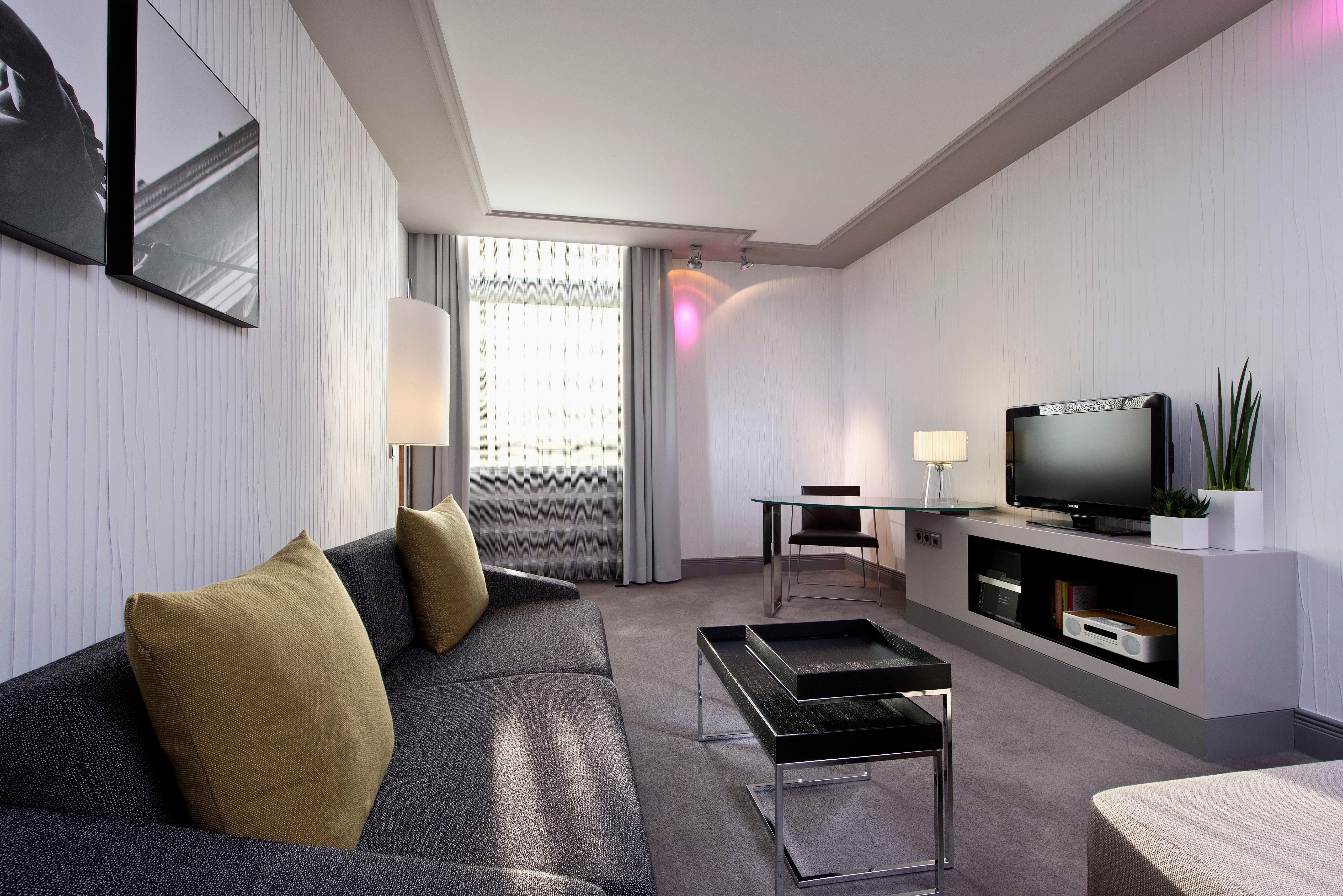 Intercontinental Berlin By Ihg Hotel Luaran gambar A 3D rendering of a living room